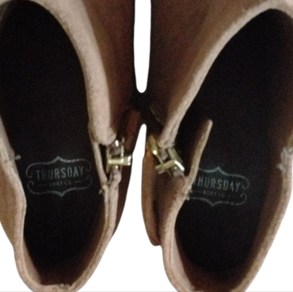 Thursday Boot Company Light Brown Suede Ankle Boots - Picture 5 of 11